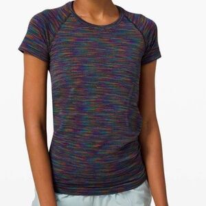Lululemon Rainbow swiftly short sleeve